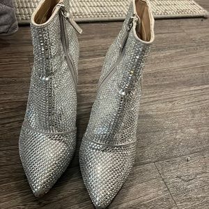 Steeve madden sparkly heel boots